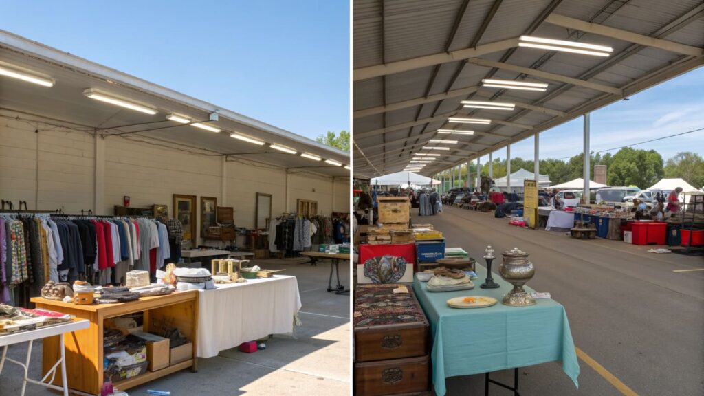 Flea Market vs. Yard Sale Social Experience