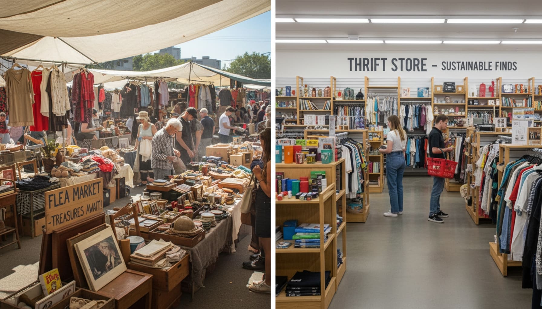 Flea Market vs. Thrift Store: What’s the Difference and Which One Should You Choose?