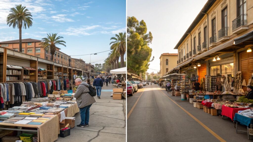 Flea Market vs. Thrift Store