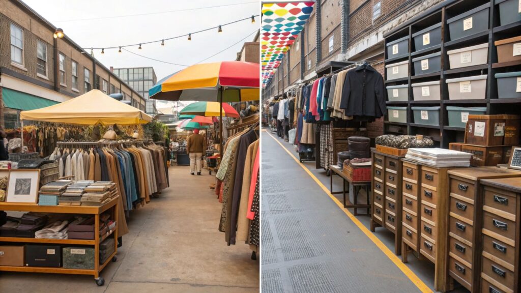 Flea Market vs Thrift Store: Key Differences